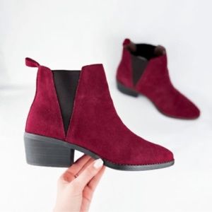 Red Velvet Booties